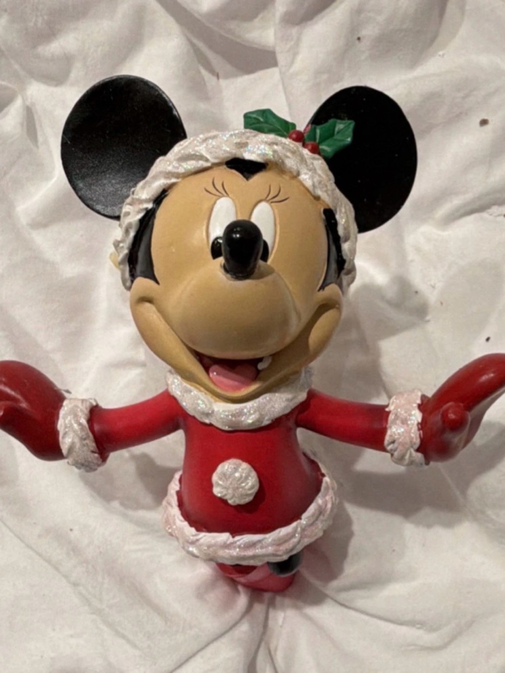 Minnie Mouse Christmas Tree Topper w/ Fiber Optic Wings